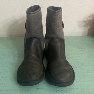 Black/Gray Ugg Boots Women Size (6)